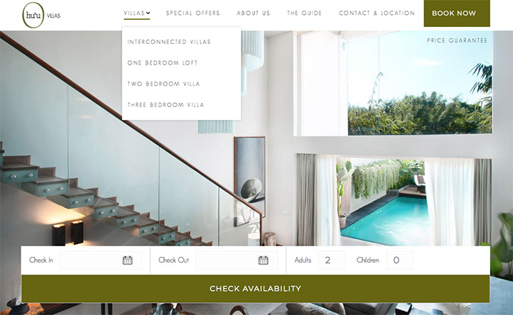How to have the better design for your villa website in Bali